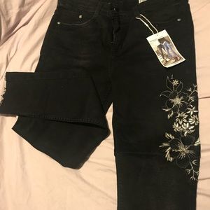 Zara Jeans Embroired